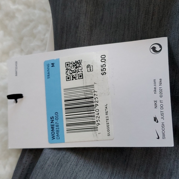 34. Nike Dry-FIT One Full length Leggings Grey - Picture 3 of 15